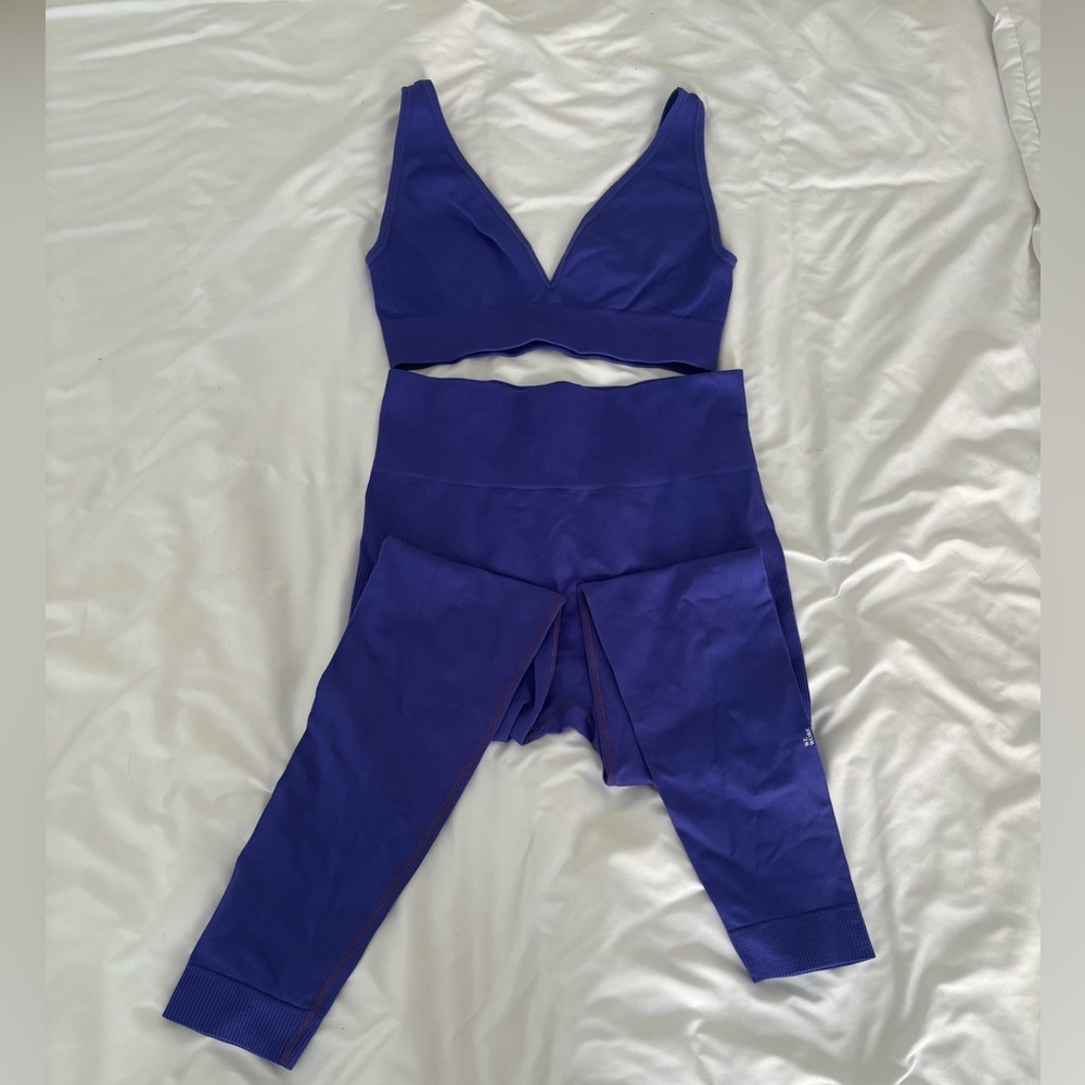WeWoreWhat Ribbed Workout Set